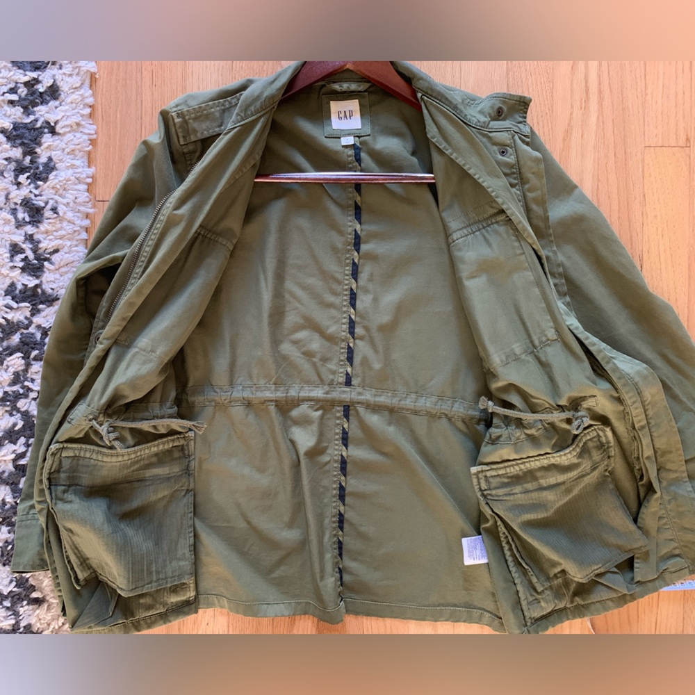 ❌SOLD❌ GAP // Forest Green Canvas Jacket - Picture 10 of 12